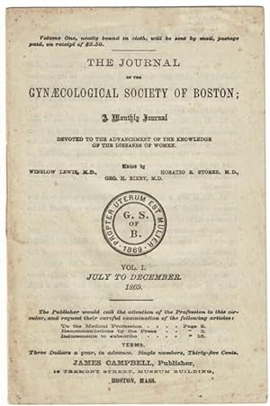 The journal of the Gynaecological Society of Boston: a monthly journal devoted to the advancement...