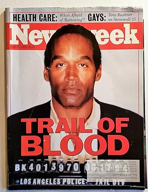 Newsweek Magazine June 27 1994 OJ Simpson Trail of Blood