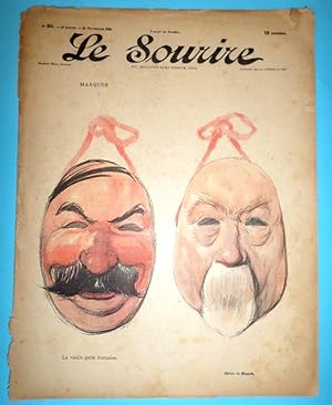 LA SOURIRE. Nº 55 - 2e. Année - 10 Novembre 1900. Maurice Méry, Directeur. Masques.