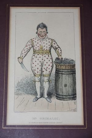 [Print] Mr. Grimaldi as Clown in "Harlequin & Friar Bacon"