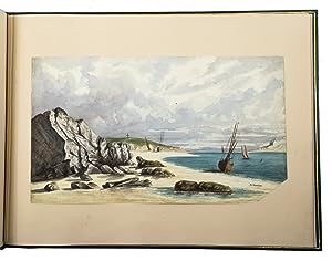 [Watercolour views of sea-coasts in New Caledonia and Peru].[New Caledonia & Peru], [1855/60?]. A...