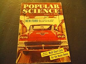 Popular Science Dec 1957 Airplane Turbo Props, Math Short Cuts Booklet