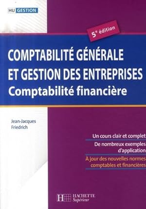Hu Gestion ; Comptabilité Générale Et Gestion Des Entreprises, Comptabilité Financière