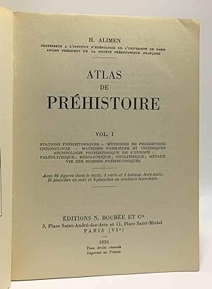 Atlas de la préhistoire Volume 1