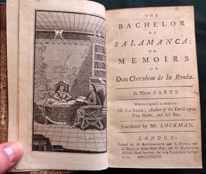 The Bachelor of Salamanca Or Memoirs Of Don Cherubim de la Ronda.