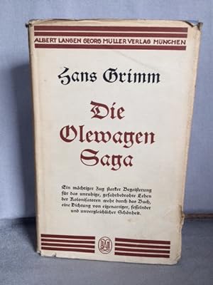 Die Olewagen Saga. Buch