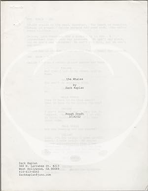 The Whales (Original screenplay for an unproduced short film)