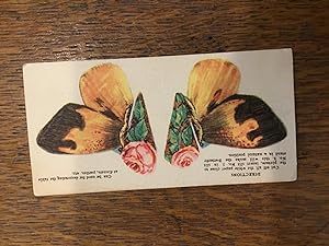 Dean's Mentholated Cough Drops (Cut-out Dimensional Butterfly) Trade Card