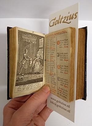De naauwkeurige hollandsche almanach voor 't jaar 1763. Met fraaije printverbeeldingen vercierd, ...