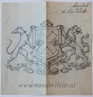 Wapenkaart/Coat of Arms: Andre de la Porte