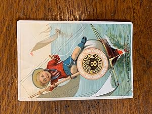 J & P Coats Best Six Cord (Trade Card) Always Ahead - "Catch on to This"