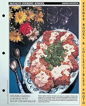 McCall's Cooking School Recipe Card: Chicken, Poultry 26 - Sour-Cream Chicken Breasts : Replaceme...