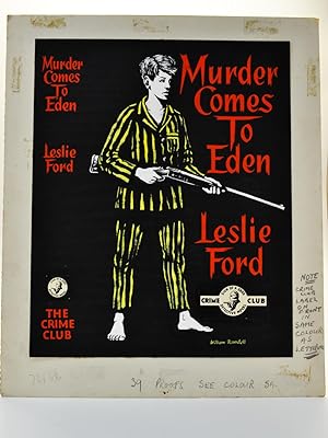 Murder Comes to Eden ( Original Dustwrapper Artwork )