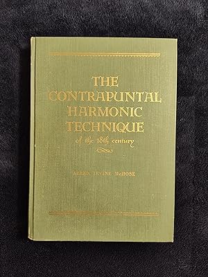 THE CONTRAPUNTAL HARMONIC TECHNIQUE OF THE 18TH CENTURY