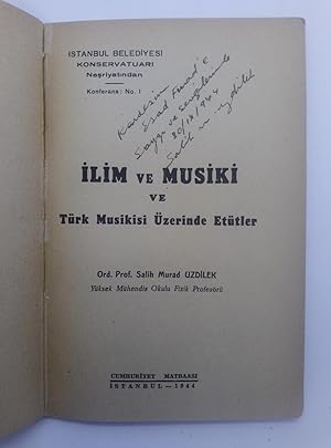 [FIRST SCIENTIFIC CONTRIBUTION to PHYSICS of CONTEMPORARY TURKISH MUSIC and TONAL SYSTEM] Ilim ve...
