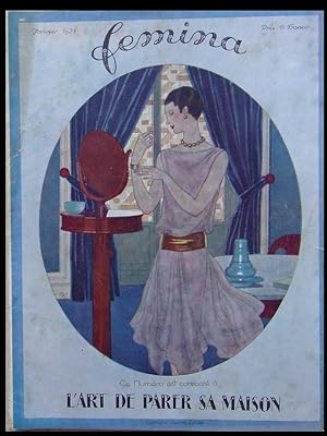 FEMINA JANVIER 1927 MODE, PATOU, LANVIN, HERMES, CHANEL