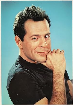 Bruce Willis as Young Film Star Vintage Postcard