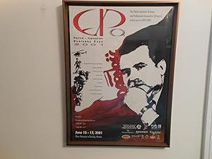 Lech Walesa Signed Poster! Polish-Canadian Business Expo, June 15-17, 2001 at the Place Polonaise...