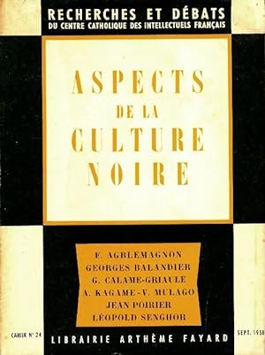 Aspects de la culture noire - Collectif