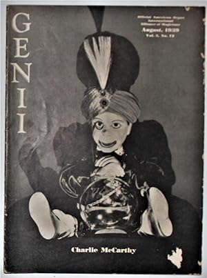 Genii Official American Organ for the International Alliance of Magicians August 1939 Vol. 3 No. 12