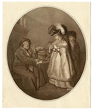 Rare Antique Master Print-ASTROLOGER-QUACK-HEALING-Smith-Simon-1786