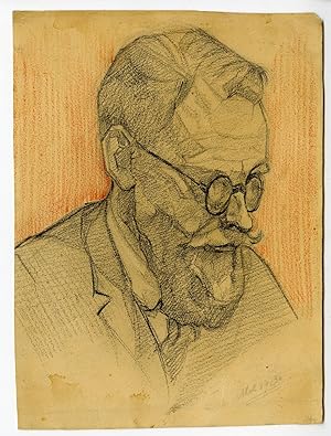 Antique Drawing-ANONYMOUS PORTRAIT-Anonymous-1930