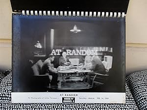PHOTOGRAPHS of Television Images of the FIRST TELECAST of "AT RANDOM" on WBBM-TV CHANNEL 2 CHICAG...