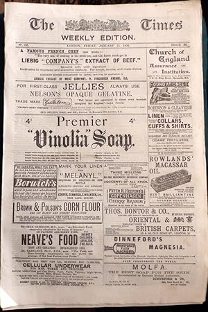 The Times Weekly Edition for Friday January 15th 1892