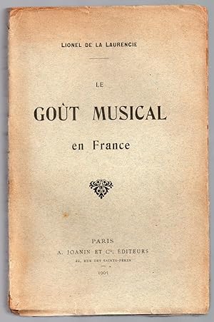 Le Goût Musical en France