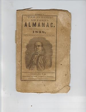 POOR RICHARD'S NEW FARMER'S ALMANAC. FOR THE YEAR OF OUR LORD 1838