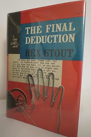 THE FINAL DEDUCTION (DJ protected by clear, acid-free mylar cover)