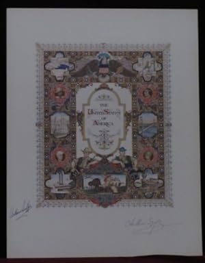 The United States of America [Visual History of Nations series] Signed Lithograph