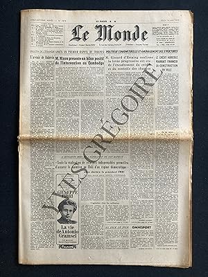 LE MONDE-N°7878-JEUDI 14 MAI 1970-MATISSE-RIOPELLE