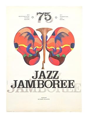 XVIII MiÈ dzynarodowy Festiwal Jazzowy Poster [18th International Jazz Festival, Warsaw] - Wind i...