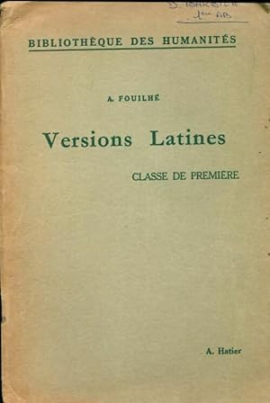 Versions latines - A. Fouilh?
