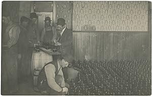 Realphoto Postcard of a Bootlegging Operation, c. 1920s