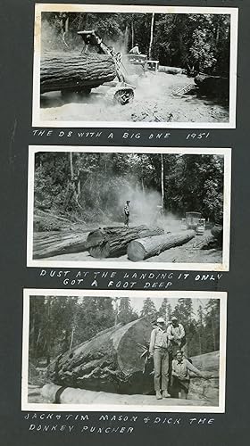 Photo Album of Logging in Humboldt and Eureka Counties, c. 1951-1960