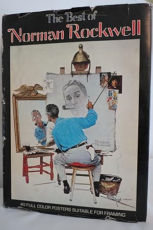 THE BEST OF NORMAN ROCKWELL 40 Full Color Posters Suitable for Framing (DJ protected by clear, ac...