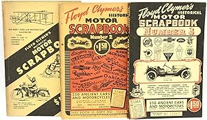FLOYD CLYMER'S HISTORICAL MOTOR SCRAPBOOK. NUMBER 1, 2, & 3. (THREE VOLUMES)