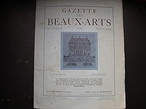 Gazette Des Beaux-Arts October 1948