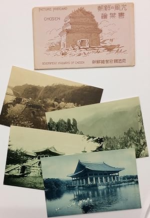 Picture Postcard / Chosen [Set of four postcards from colonial-era Korea, in original envelope]