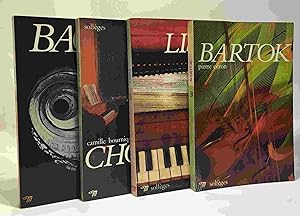 Bartòk + Liszt + Chopin + Bach --- 4 livres