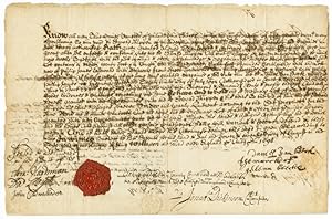 [MANUSCRIPT DOCUMENT, SIGNED, BEING A DEED FOR THE SALE OF PROPERTY IN COLONIAL PHILADELPHIA INVO...