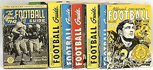 [MAGAZINE COLLECTION] EIGHT VARIOUS FOOTBALL GUIDES FROM 1943 TO 1969. THE AMERICAN SPORTS LIBRAR...