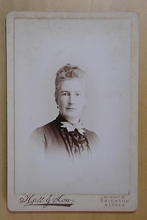 Cabinet Photograph. Portrait of a Lady.
