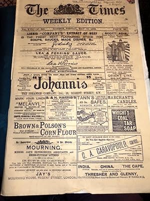 The Times Weekly Edition for Friday May 19th 1893.