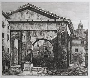 Veduta dei Portici d'Ottavia.