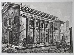 Veduta del Tempio della Fortuna Virile, oggi S. Maria Egiziaca degli Armeni.