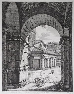 Veduta dell'Interno dell Arco di Giano.