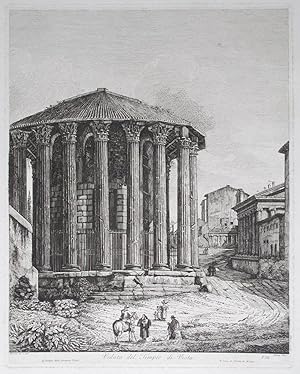 Veduta del Tempio di Vesta.